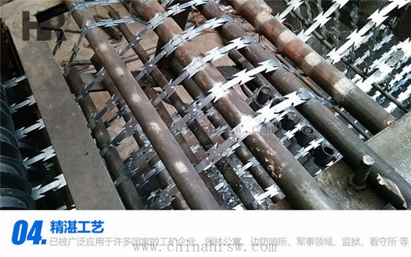 刀片刺網生產過程 刀片刺網生產過程